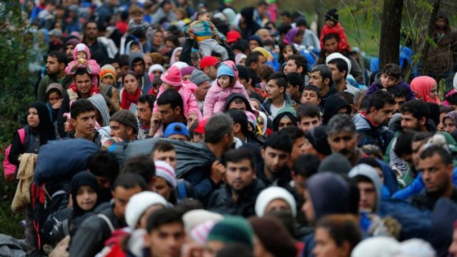 A day in the life at a German refugee camp